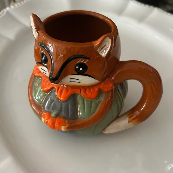 New Johanna Parker Halloween Fox Harvest Mug Fall Thanksgiving Mugs - Picture 9 of 12
